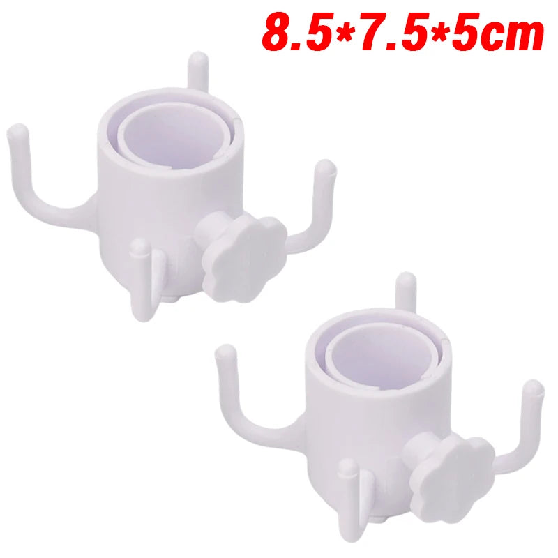 Multi-functional Space-saving Four-corner Hook Useful Umbrella Accessories Portable Outdoor Beach Umbrella Hooks Hanger 1/2pcs