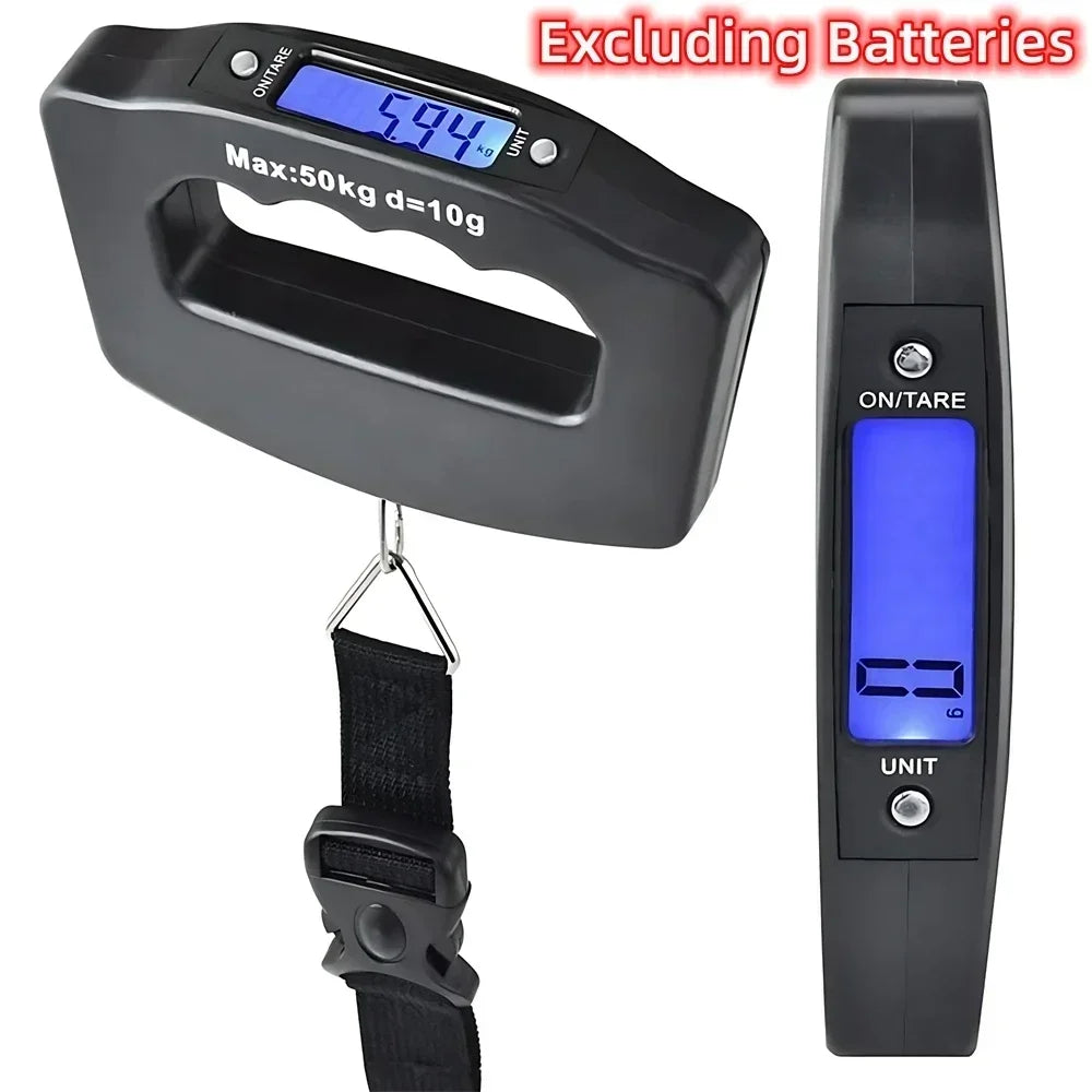 Digital Luggage Scale Electronic Portable Suitcase Travel Weighs With Backlight Electronic Travel Hanging Scales