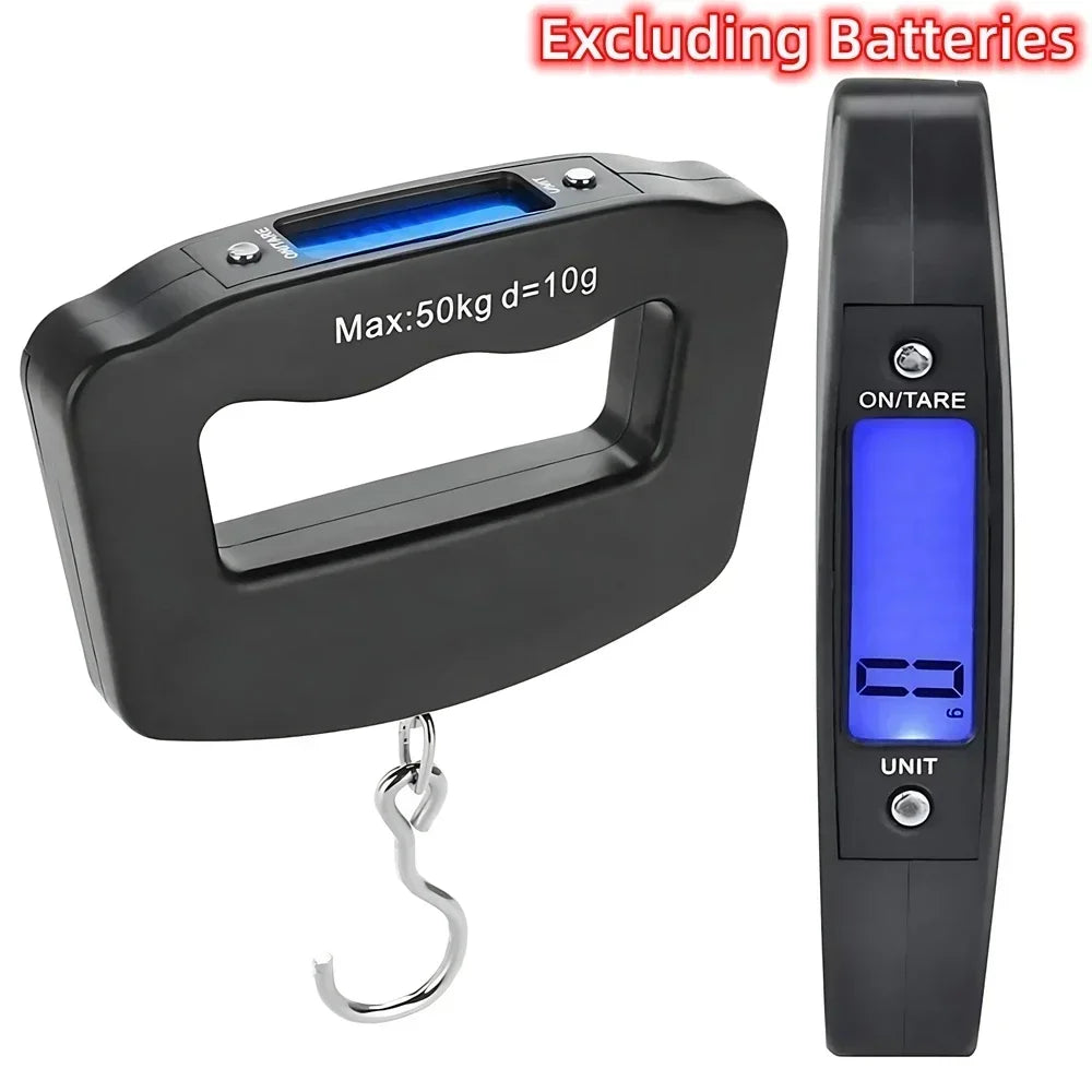 Digital Luggage Scale Electronic Portable Suitcase Travel Weighs With Backlight Electronic Travel Hanging Scales