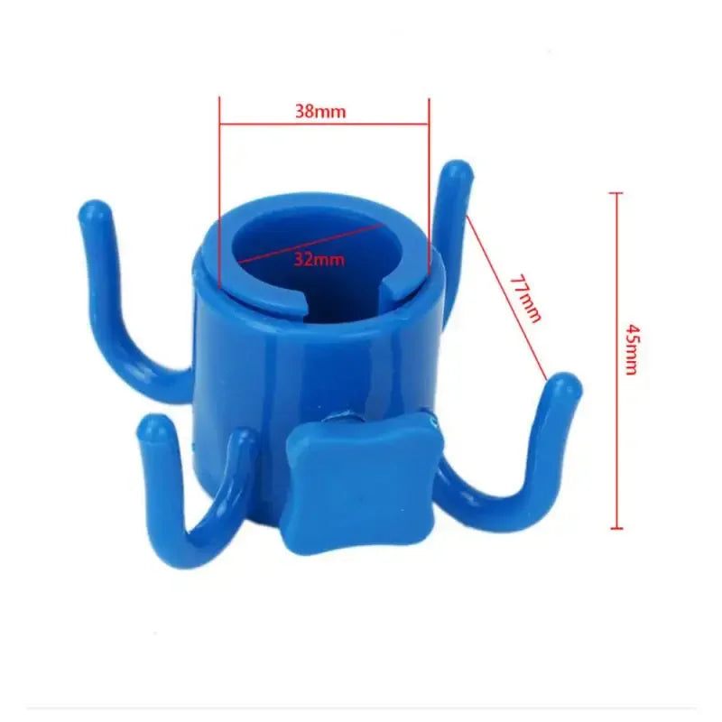 Beach Umbrella Hook Four-legged Hanging Hook Towels Bags Clothes Hanger Camping Travel Holder Outdoor Camping Tools Equipment