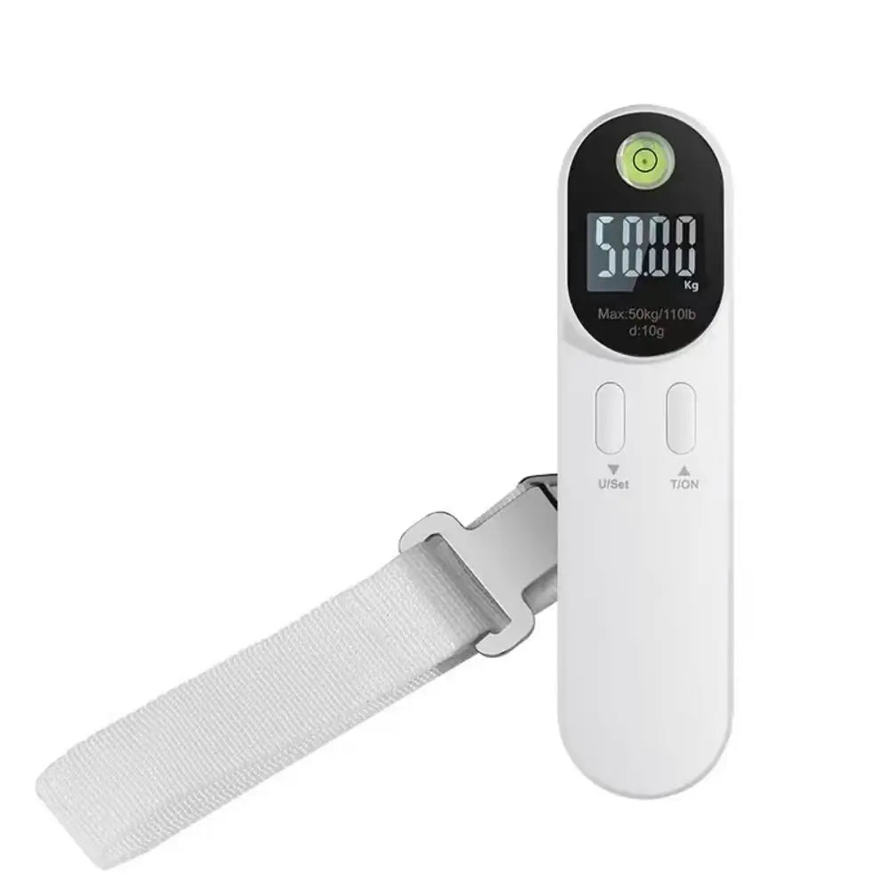 Portable Electronic Luggage Scale Dual Color Kg/Oz/Ib Mini Suitcase Scale Durable LCD Display Travel Weighing Scale Travel Use