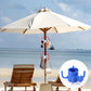 Multi-functional Space-saving Four-corner Hook Useful Umbrella Accessories Portable Outdoor Beach Umbrella Hooks Hanger 1/2pcs