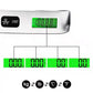 50kg Portable Hanging Scale Electronic Hand Luggage Scale Digital Display Suitcase 110lb Travel Baggage Bag Weighing Tools