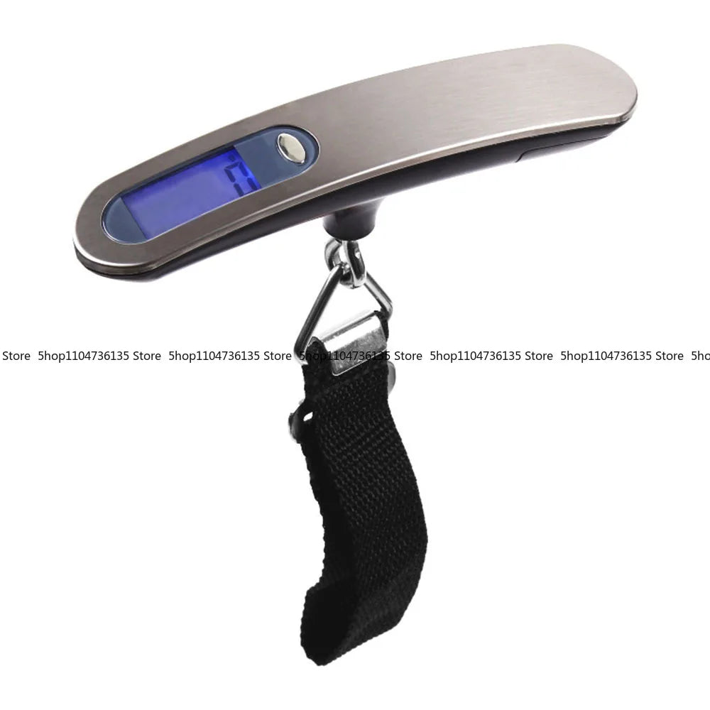 Portable Portable Electronic Scale 50kg Express Fishing Shopping Package Stainless Steel Luggage Scale