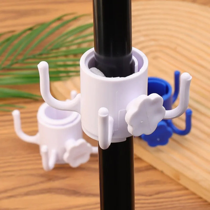 Multi-functional Space-saving Four-corner Hook Useful Umbrella Accessories Portable Outdoor Beach Umbrella Hooks Hanger 1/2pcs